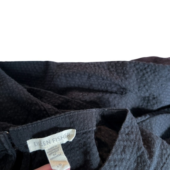 Eileen Fisher Women's Dress Large Sleeveless 100% Organic Cotton Midi Lantern - Picture 8 of 15